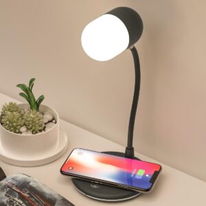 L4 مضخم صوت لاسلكي مكبر صوت لاسلكي شحن صوتي LED مصباح مكتبي