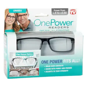 نظارات القراءة ذات التركيز التلقائي One Power Readers للرجال والنساء