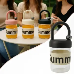 مطارة زجاجية محمولة بسعة 450ml