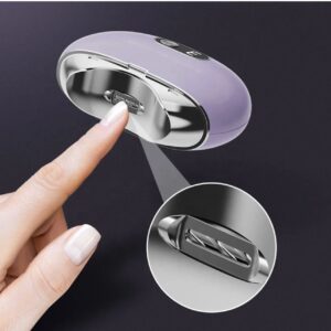 قصافة اظافر اوتوماتيكية قابلة لاعادة الشحن بمنفذ USB مع شاشة عرض للطاقة