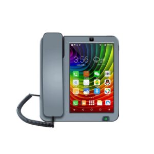 هاتف أرضي ولاسلكي يعمل بنظام Android مع شاشة 8 بوصات
