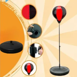 كرة ملاكمة مرتدة للأطفال بارتفاع قابل للتعديل مع قفازات