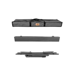 طاولة رحلات قابلة للطي 120 × 70 سم ألمنيوم خفيف