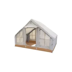 خيمة تفخ TE30 قماش 200D طبقة فضية مقاومة للماء مع منفاخ يدوي