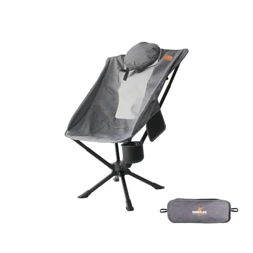 22 كرسي دوار 360 قماش أكسفورد مع إطار ألمنيوم خفيف