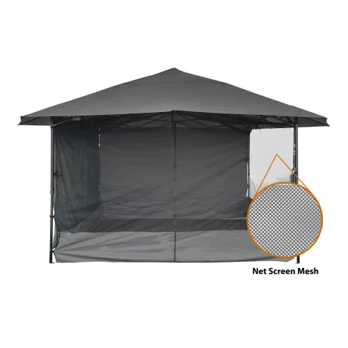 3 (7) مظلة رحلات سداسية مع إضاءة LED قماش بوليستر مقاومة للماء