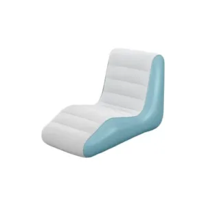 كرسي راحة تفخ هوائي من فينيل متين بسطح مخملي