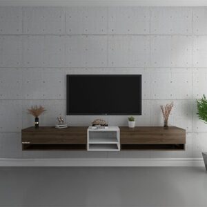 حامل تلفزيون جداري 225 سم تصميم عملي متعدد الألوان