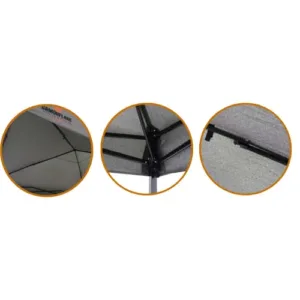 مظلة رحلات 3×3 متر قماش بوليستر 300D مقاومة للماء