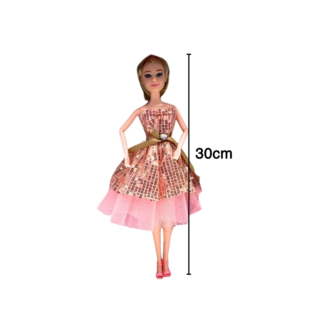 6_6xe5-b8_zxml-8e.webp دمية أزياء مع خزانة ملابس وإكسسوارات تزيين للأطفال