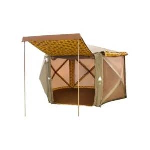 خيمة دسكفري كل المواسم 3.5×3.5 م قماش كانفاس طبقتين مقاومة للماء
