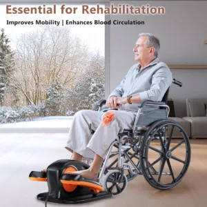 جهاز تمرين الرجل أثناء الجلوس جهاز تمرين بيضاوي هادئ تحت المكتب مع ريموت