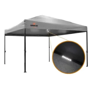 مظلة رحلات 3×3 م مع إضاءة LED مدمجة مضاد للماء مظلة رحلات 3×3 م مع إضاءة LED مدمجة مضاد للماء