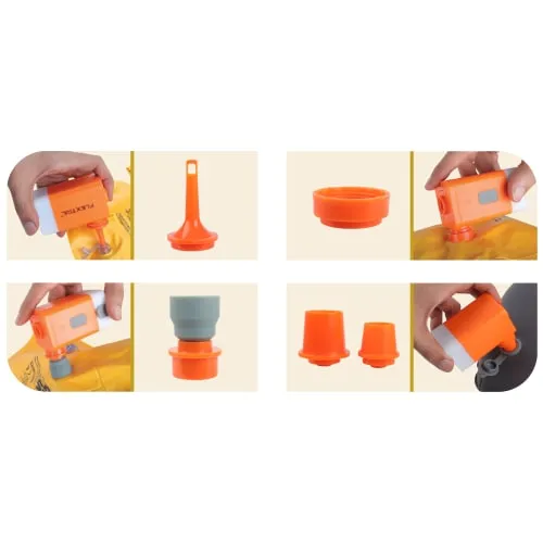 965789571 منفاخ وكشاف FL300 ببطارية 4800mAh – نفخ وتفريغ مع إضاءة قوية 500 لومن