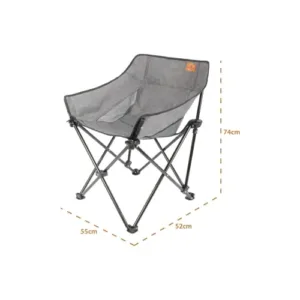 كرسي الرحلات CH74 قابل للطي قماش أكسفورد بإطار فولاذي مقاوم للماء