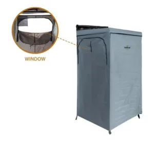 خيمة استحمام أوتوماتيكية جانبية للسيارات 420D مقاومة للماء مع إضاءة LED