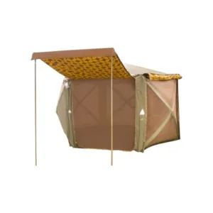 خيمة دسكفري كل المواسم 3.5×3.5 م قماش كانفاس طبقتين مقاومة للماء
