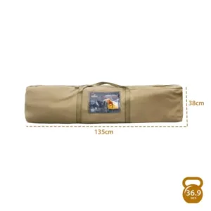 خيمة دسكفري كل المواسم 3.5×3.5 م قماش كانفاس طبقتين مقاومة للماء