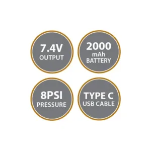 مضخة هواء شحن محمولة قوية – نفخ وتفريغ مضخة هواء شحن محمولة قوية – نفخ وتفريغ