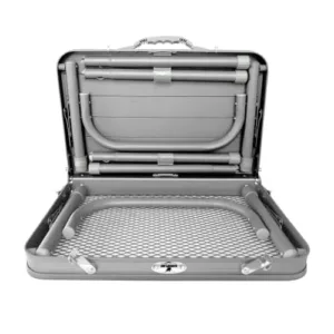 طاولة ألمنيوم سطح نص ألمنيوم نص شبك 60 في 45