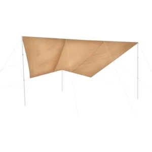 مظلة رحلات 4×5 متر قماش أكسفورد 600D PVC مع أعمدة حديد