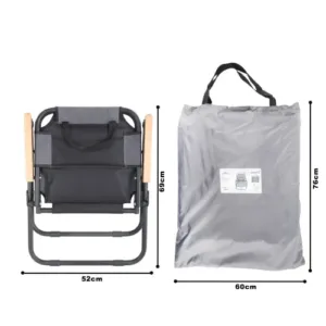 كرسي رحلات قابل للطي CH232 قماش أكسفورد وشامواه كرسي رحلات قابل للطي CH232 قماش أكسفورد وشامواه