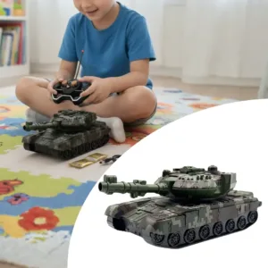 دبابة قاذفة للكرات الهلامية مع جهاز تحكم عن بعد – لون جيشي أخضر