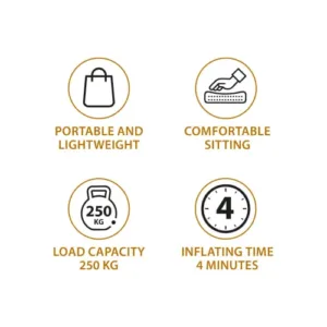 قنفة نفخ لشخصين قماش أكسفورد 600D مع منفاخ كهربائي قنفة نفخ لشخصين قماش أكسفورد 600D مع منفاخ كهربائي