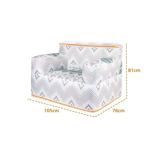 INFLATABLE20SOFA20SINGLE2 قنفة نفخ لشخص واحد قماش أكسفورد مع منفاخ كهربائي