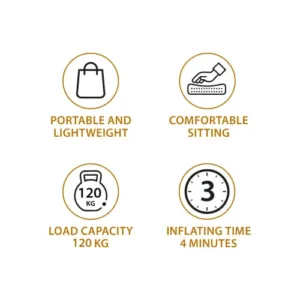 قنفة نفخ لشخص واحد قماش أكسفورد مع منفاخ كهربائي قنفة نفخ لشخص واحد قماش أكسفورد مع منفاخ كهربائي