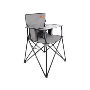 كرسي أطفال قابل للطي قماش أكسفورد بإطار حديد مع حزام أمان