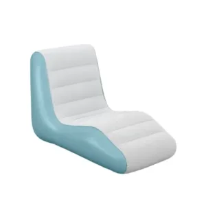 كرسي راحة تفخ هوائي من فينيل متين بسطح مخملي