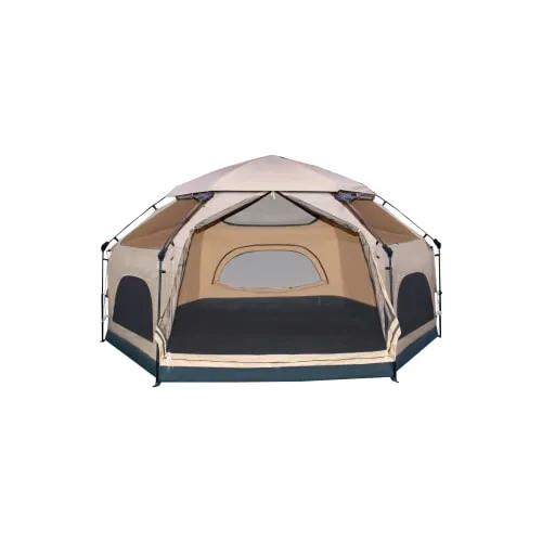 MUSHROOM20TENT خيمة المشروم أكسفورد مقاومة للماء مع هيكل ثابت بستة أرجل ومدخل واسع