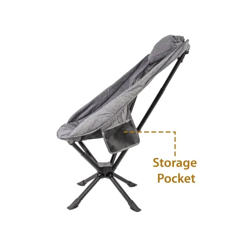 R2-360_2 كرسي دوار 360 قماش أكسفورد مع إطار ألمنيوم خفيف