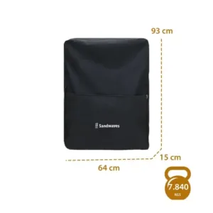 كرسي رحلات HBA-1010B قابل للتعديل بإطار ألمنيوم وقماش مقاوم للماء