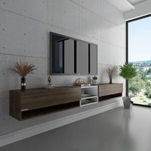 حامل تلفزيون جداري 225 سم تصميم عملي متعدد الألوان