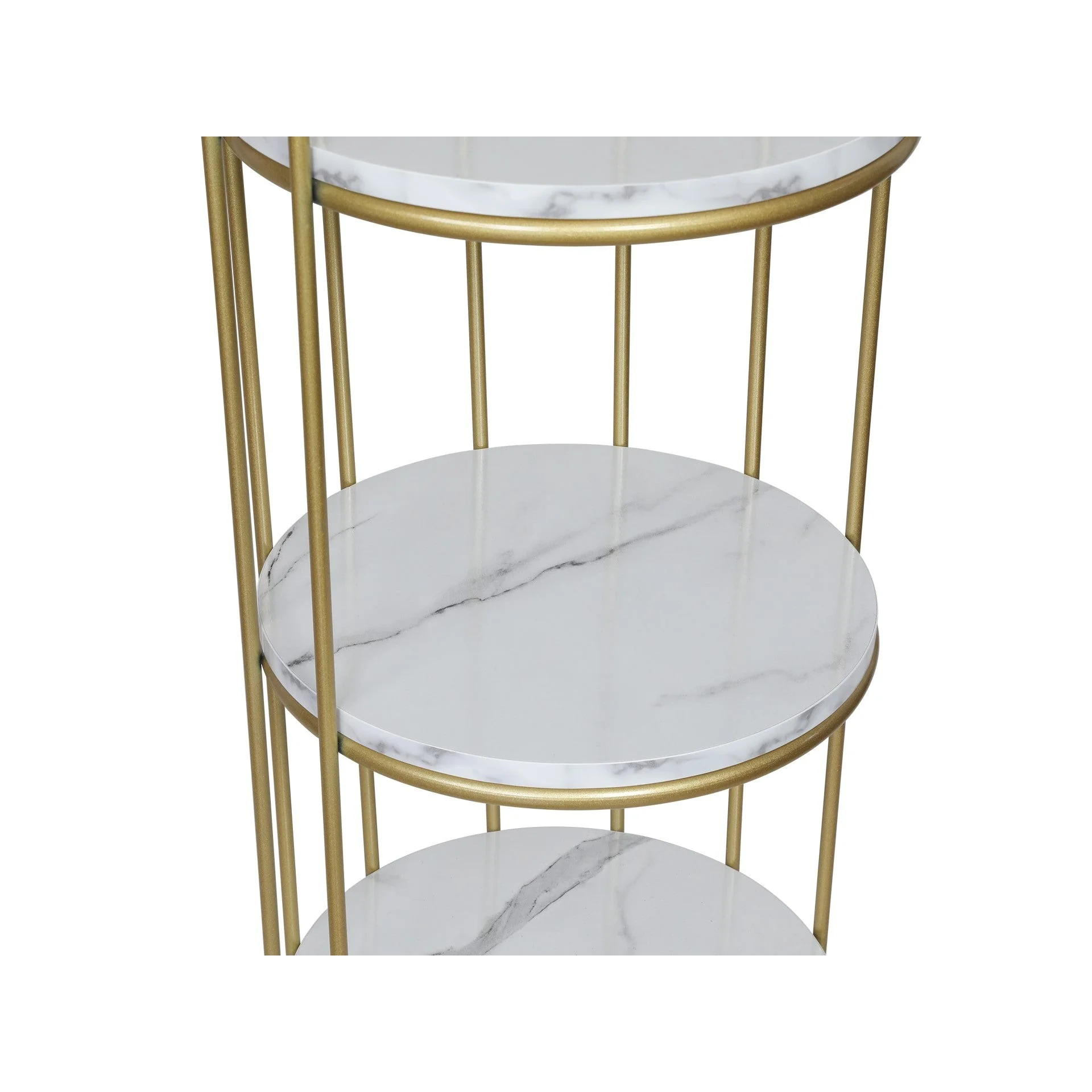 رف ديكور بتصميم قفص طيور – 4 طبقات