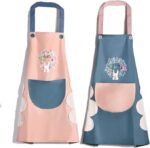 ⁦مريلة مطبخ مقاومة للماء مع جيب ومنطقة مسح يدوي⁩ - الصورة ⁦2⁩