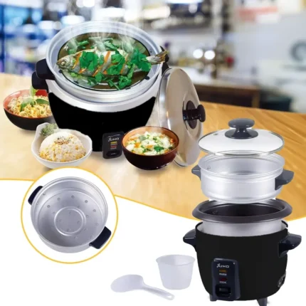 قدر الأرز الكهربائي سومو 1.8 لتر، 700 واط عملي وسهل (SX-180)