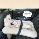 ⁦سرير سيارة هوائي للأطفال على شكل دب نوم مريح وأمان أثناء التنقل⁩ - الصورة ⁦4⁩