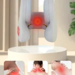 ⁦وسادة تدليك للرقبة مع سماعات بلوتوث وحرارة بثلاثة مستويات⁩ - الصورة ⁦4⁩
