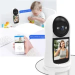 ⁦كاميرا مراقبة داخلية WiFi HD برؤية ليلية ودوران 270° مع صوت ثنائي⁩ - الصورة ⁦2⁩