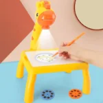 ⁦طاولة للرسم الفني بإضاءة LED ولوحة رسم للأطفال ومجموعة العاب تعليمية⁩ - الصورة ⁦3⁩