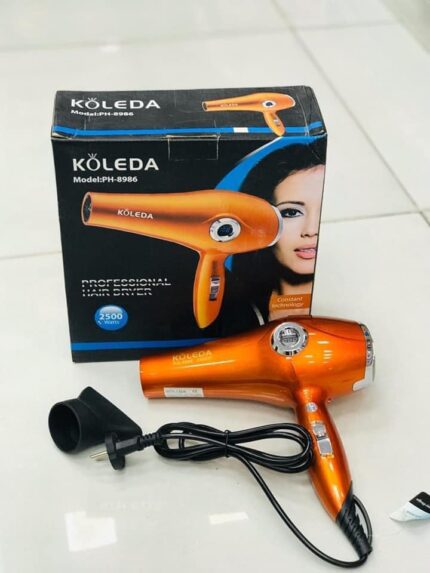 مجفف شعر احترافي Koleda – قوة 2500 واط مع شاشة رقمية